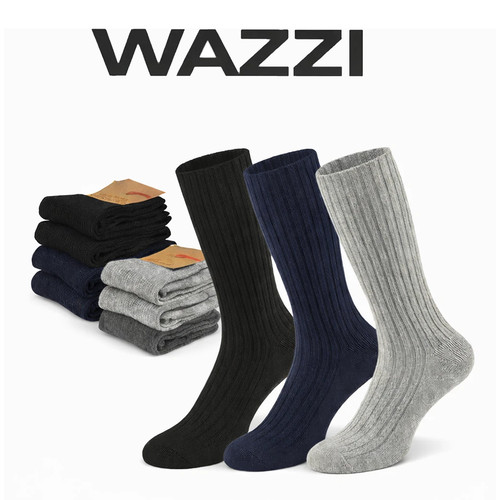 Wazzi paia calze lunghe uomo - wazzi, 6