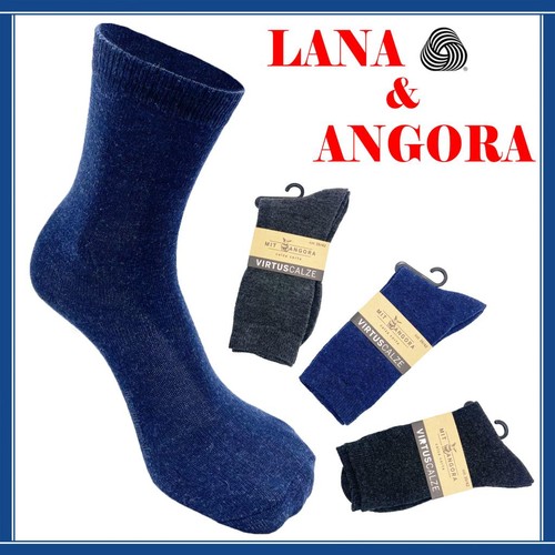 Calze uomo lana e angora - lana,